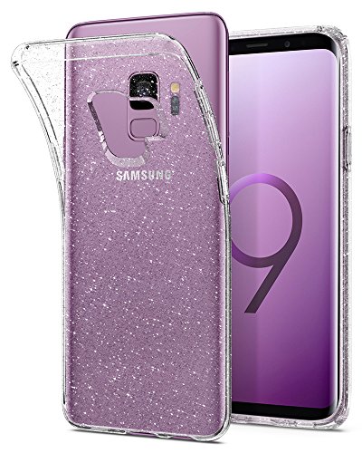 Product Cover Spigen Liquid Crystal Designed for Samsung Galaxy S9 Case (2018) - Glitter Crystal Quartz