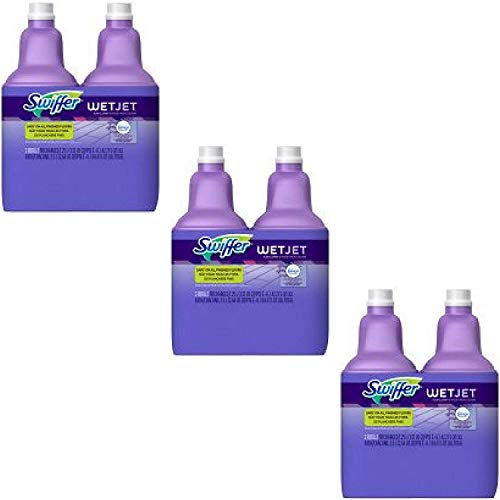 Product Cover Swiffer 2 WetJet Multi-Purpose Cleaner Refills, Lavender Vanilla and Comfort, 84.4 oz - (2) 3 Packs