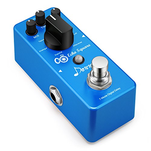 Product Cover Donner Multi Digital Delay Pedal Echo Square Guitar Effect Pedal 7 Modes