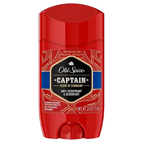 Product Cover Old Spice Old Spice Red Collection Captain Scent Of Command Antiperspirant & Deodorant for Men, 2.6 Oz, 2.6 Oz