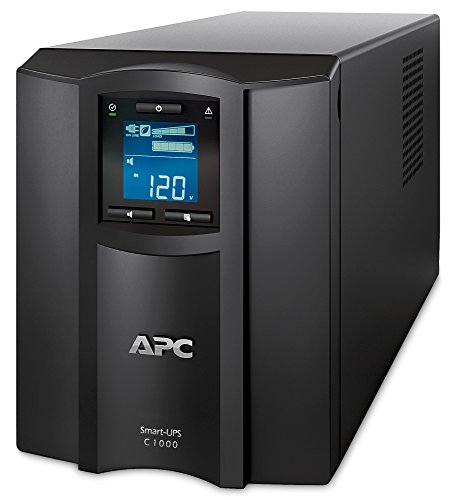 Product Cover APC UPS 1000VA Smart-UPS with SmartConnect, Pure Sinewave UPS Battery Backup, Line Interactive, 120V Uninterruptible Power Supply (SMC1000C)