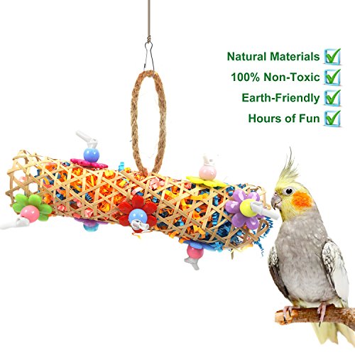Product Cover BWOGUE Bird Chewing Toy Parrot Cage Toys Cages Shredder for African Grey Amazon Cockatiel Parakeet