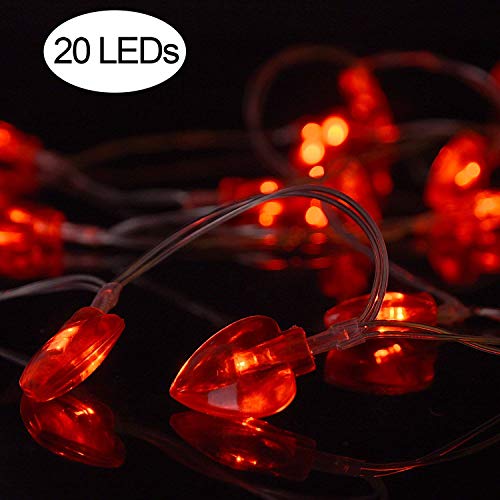 Product Cover AOSTAR Valentine Lights Heart Shaped String Lights for Mother's and Father's Day, Wedding, Proposal, Birthday and Holidays