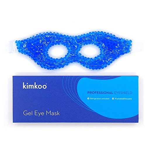 Product Cover Kimkoo Gel Eye Mask with Flexible Gel Beads &Cool Compress for Puffy Eyes and Dry Eye,Cooling Eye Mask
