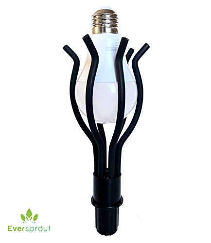 Product Cover EVERSPROUT Light Bulb Changer (Twist On) | Padded-Prong Gripper protects Bulbs | Adjustable to fit Standard Size Lightbulbs (2-3 inch Diameter) | Best for Standard (A-19), Incandescent Bulbs (no pole)