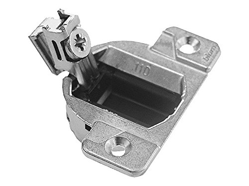 Product Cover Blum 33.3600x4S 33.3600 Compact 33 Screw on 110 Degree Opening Face Frame Hinge, Zinc Die-Cast (Pack of 4 with Screws), Nickel Finish