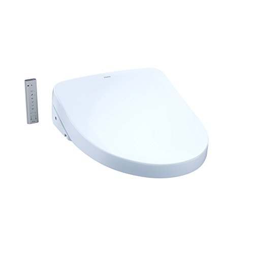 Product Cover TOTO SW3056#01 S550e WASHLET Electronic Bidet Toilet Seat with EWATER+ and Auto Open and Close Contemporary Lid, Elongated, Cotton White