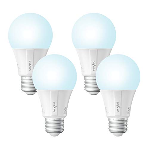 Product Cover Sengled Smart LED Daylight A19 Light Bulb, Hub Required, 5000K 60W Equivalent, Compatible with Alexa, Google Assistant & SmartThings, 4 Pack