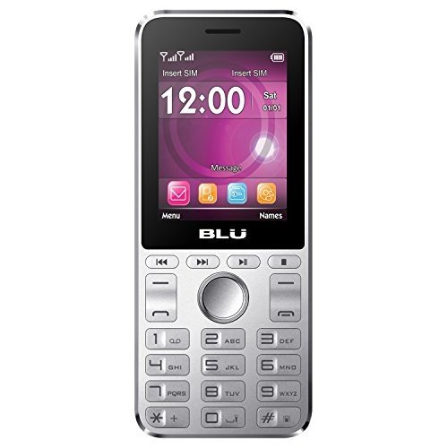 Product Cover BLU Tank 4 T510 Unlocked GSM Feature Phone w/FM Radio, MP3/MP4 Player - Silver