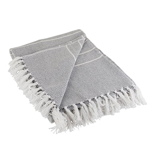 Product Cover DII Woven Throw Blanket Rustic Farmhouse Thin, 50x60 with 2.5