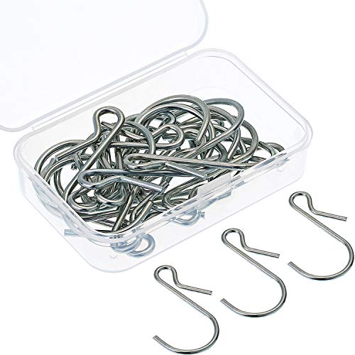 Product Cover TOODOO Hanging Hooks S Shaped Metal Hooks Clip Hangers with Storage Box for Bathroom Bedroom Office (20)