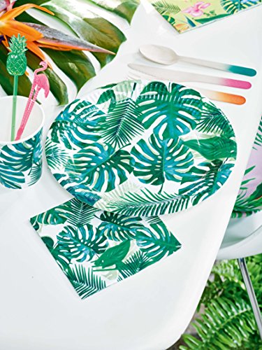 Product Cover Talking Tables Fiesta Party Supplies | Fiesta Cocktail Napkins | Great For Jungle Themed Party, Luau Party, Hawaiian Party, Baby Shower And Birthday Decorations | Paper, 20 Pack