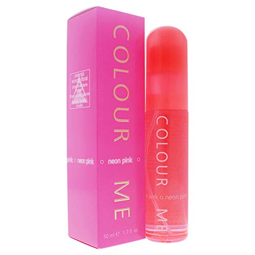 Product Cover Colour Me | Neon Pink | Parfum de Toilette | Perfume Spray | Womens Fragrance | Oriental Floral Woody Scent | 1.7 oz