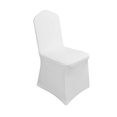 Product Cover 50pcs Spandex Banquet Wedding Party Chair Covers for Wedding Party White Color