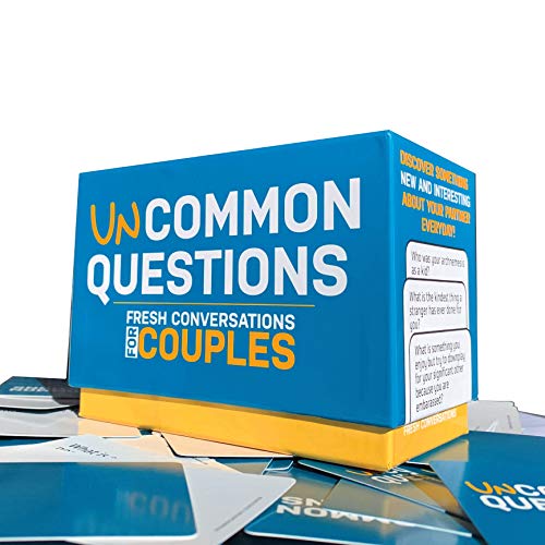 Product Cover Uncommon Questions 200 Fresh Conversations Starters for Couples Daily Tool to Reconnect with Your Partner | Quick Relationship Strengthener | Works Great for Groups