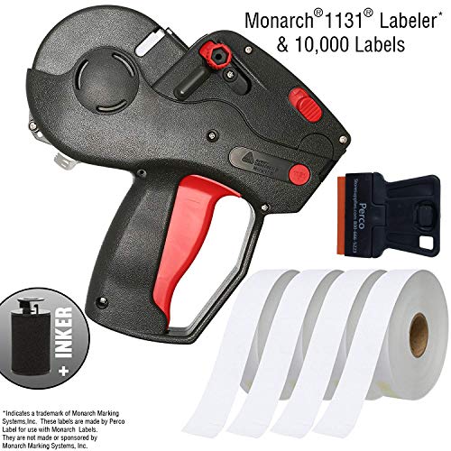 Product Cover Monarch 1131 Price Gun With Labels Starter Kit: Includes Pricing Gun, 10,000 White Pricing Labels, and Preloaded Inker