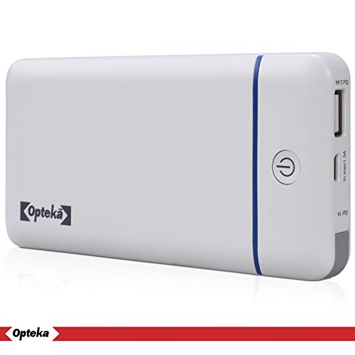 Product Cover Opteka Ultra Compact & Portable Charging Power External Battery Bank Pack 3.7V with 16200mAh Emergency Phone & Laptop Device Charger with USB Connection & LED Reserve Indicator Light