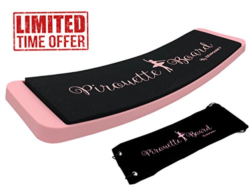Product Cover Zenmarkt Ballet Turning Board for Dancers - Figure Skating Ballet Dance Turning Pirouette Board Training Equipment for Dancers, Ice Skaters, Gymnasts and Cheerleaders