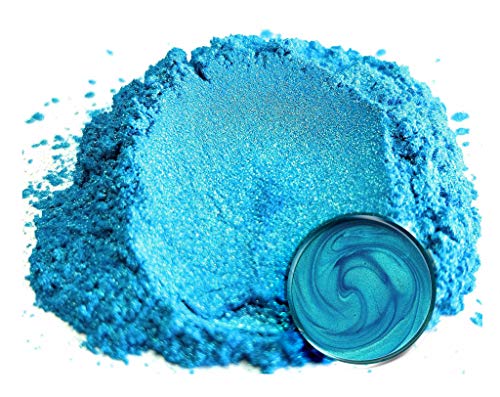 Product Cover Eye Candy Pearls 50gr Okinawa Blue Mica Powder Pigments (Resin, Paint, Epoxy, Soaps, Nail Polish, Liquid Wraps)