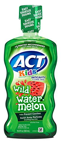 Product Cover ACT Kids Anticavity Fluoride Rinse Wild Watermelon 16.9 Ounce