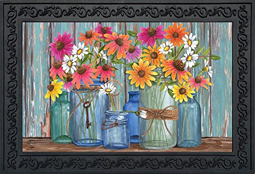 Product Cover Briarwood Lane Farm Fresh Flowers Spring Doormat Indoor Outdoor 18