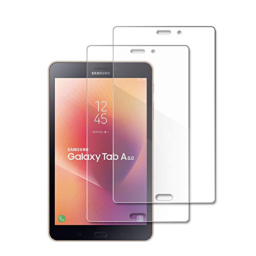 Product Cover (2 Pack) Gzerma Screen Protector for Samsung Galaxy Tab A 8.0 2017 T380, High Definition HD Clear Case Friendly Front Protective Film Cover for Samsung Tab A 8 Inch [SM-T380 Model Only]