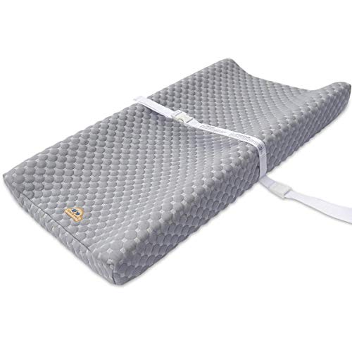 Product Cover Super Soft and Comfy Bamboo Changing Pad Cover for Baby by BlueSnail (Gray)