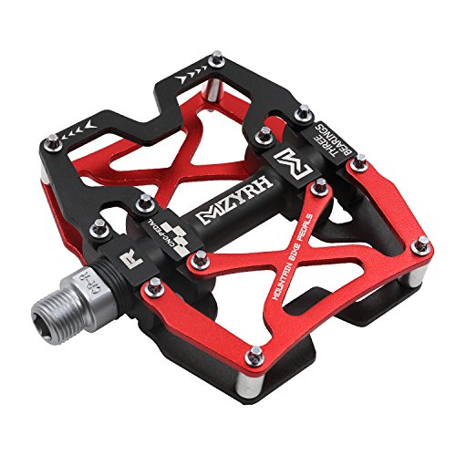 Product Cover MZYRH Mountain Bike Pedals, Ultra Strong Colorful CNC Machined 9/16