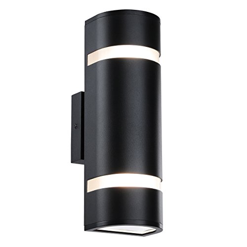 Product Cover Outdoor Wall Light in D Shape with Aluminum Modern Wall Sconce Black Water Proof Wall Mount Light Suitable for Garden & Patio XiNBEi-Lighting XB-W1112-BK