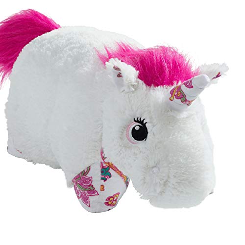 Product Cover Pillow Pets Colorful Unicorn Large Character Pillow, White