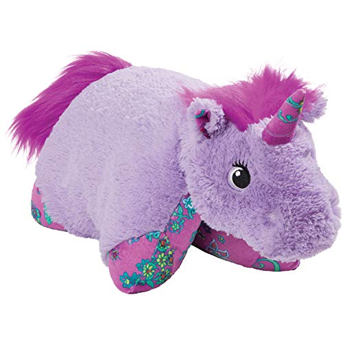 Product Cover Pillow Pets Colorful Unicorn Large Character Pillow, Lavender