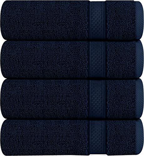 Product Cover Utopia Towels Luxury Bath Towels, 4 Pack, 27x54 Inch, 700 GSM Hotel Towels (Navy Blue)