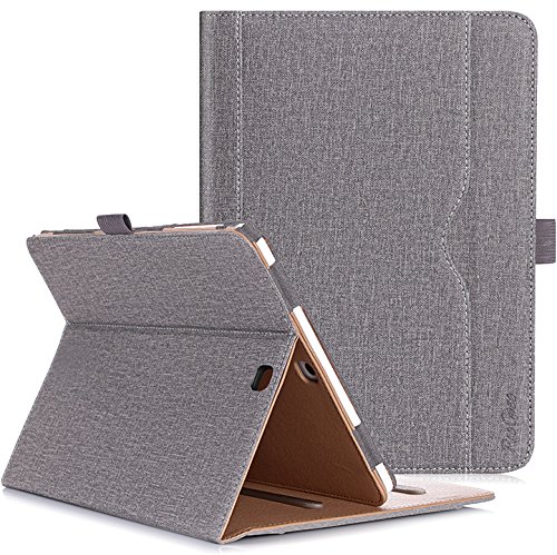 Product Cover ProCase Galaxy Tab S2 9.7 Case, Stand Folio Cover Case for Galaxy Tab S2 Tablet (9.7 Inch, SM-T810 T815 T813) - Grey