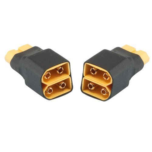 Product Cover 2Pcs No Wires Connector XT60 XT-60 Parallel Connector 1 Female To 2 Male For RC LiPo NiHM Battery ESC