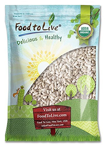 Product Cover Organic Cannellini Beans, 5 Pounds - Raw, Dried, Non-GMO, Kosher, White Kidney Beans in Bulk, Product of the USA