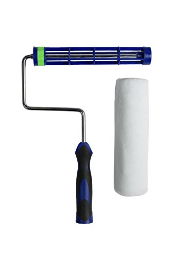 Product Cover Precision Defined Self-Lock Paint Roller Frame and Roller Cover Set, with Durable Anti-Fatigue Soft Grip Handle (9-Inch)