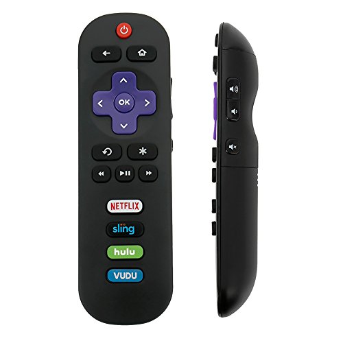 Product Cover RC280 Replacement Remote Applicable for TCL Roku TV with Netflix Sling Hulu Vudu Key 55UP120 32S4610R 50FS3750 32FS3700 32FS4610R 32S800 32S850 32S3850 48FS3700 55FS3700 65S405 43S405 49S405 40S3800