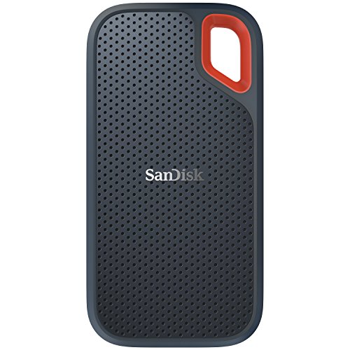Product Cover SanDisk 2TB Extreme Portable External SSD - Up to 550MB/s - USB-C, USB 3.1 - SDSSDE60-2T00-G25