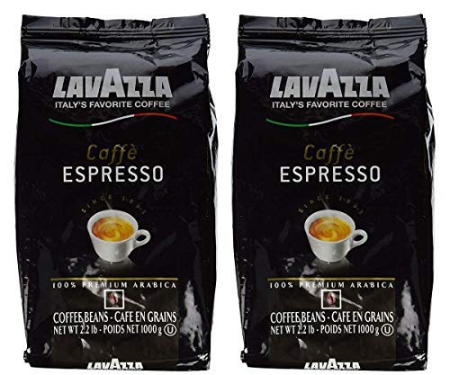Product Cover 2 Pack Lavazza Caffe Espresso Whole Bean Coffee Blend Medium Roast 2.2-Pound