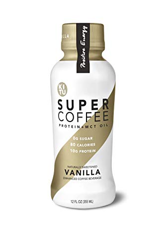 Product Cover Kitu by Sunniva Super Coffee Vanilla Sugar-Free Formula,10g Protein, Keto Approved, Lactose Free, Soy Free, Gluten Free, Pack of 12