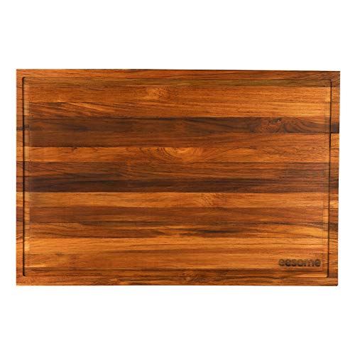 Product Cover Eesome Teak Wood Cutting Board/Premium Chopping Board with Reversible Usage (12 * 18 * 1.25 INCHES)