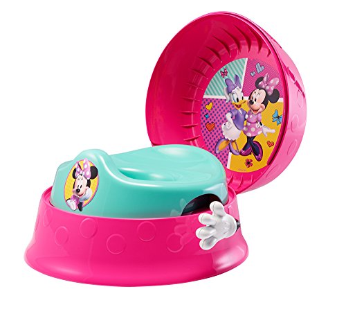 Product Cover Minnie Mouse 3-in-1 Potty System | Use with Free Share The Smiles App for Unique Encouragement During Training | Scan Stickers for Animated Rewards | Fun Sounds | Easy Clean Design