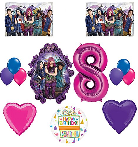Product Cover The Descendants Party Supplies and 8th Birthday Balloon Bouquet Decorations