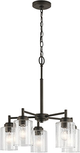 Product Cover Kichler Lighting 44030OZ Five Light Chandelier from The Winslow Collection, Olde Bronze