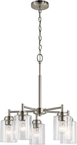 Product Cover Kichler Lighting 44030NI Five Light Chandelier from The Winslow Collection, Brushed Nickel