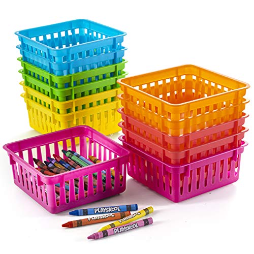 Product Cover Prextex Classroom Storage Baskets Crayon and Pencill Storage Baskets