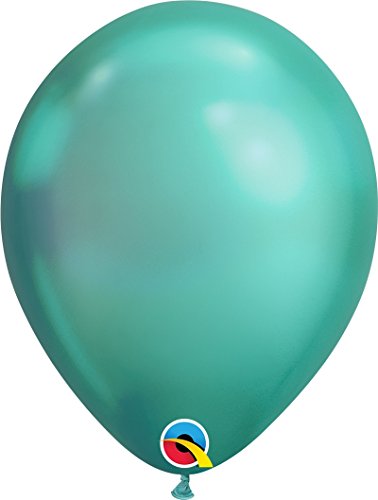 Product Cover Qualatex Chrome Green Metallic 11 Inch Latex Balloons 100 Count