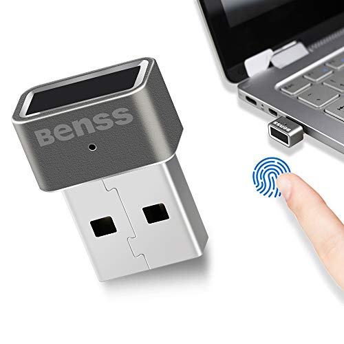 Product Cover USB Fingerprint Reader for Windows 10 Hello Fingerprint Scanner Fingerprint Sensor Multi Finger & 360 Degree Touch Speedy Matching Biometric PC Laptop