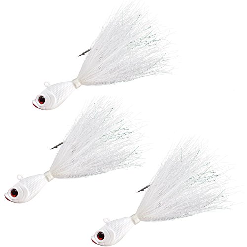 Product Cover Last Cast Tackle 1/4-2oz Bucktail Fishing Lure Jigs - 3 Pack