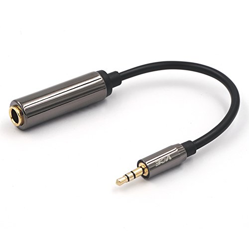 Product Cover VCE Gold Plated 3.5mm 1/8 inch Male to 6.35mm 1/4 inch Female Audio Jack Adapter-8inch